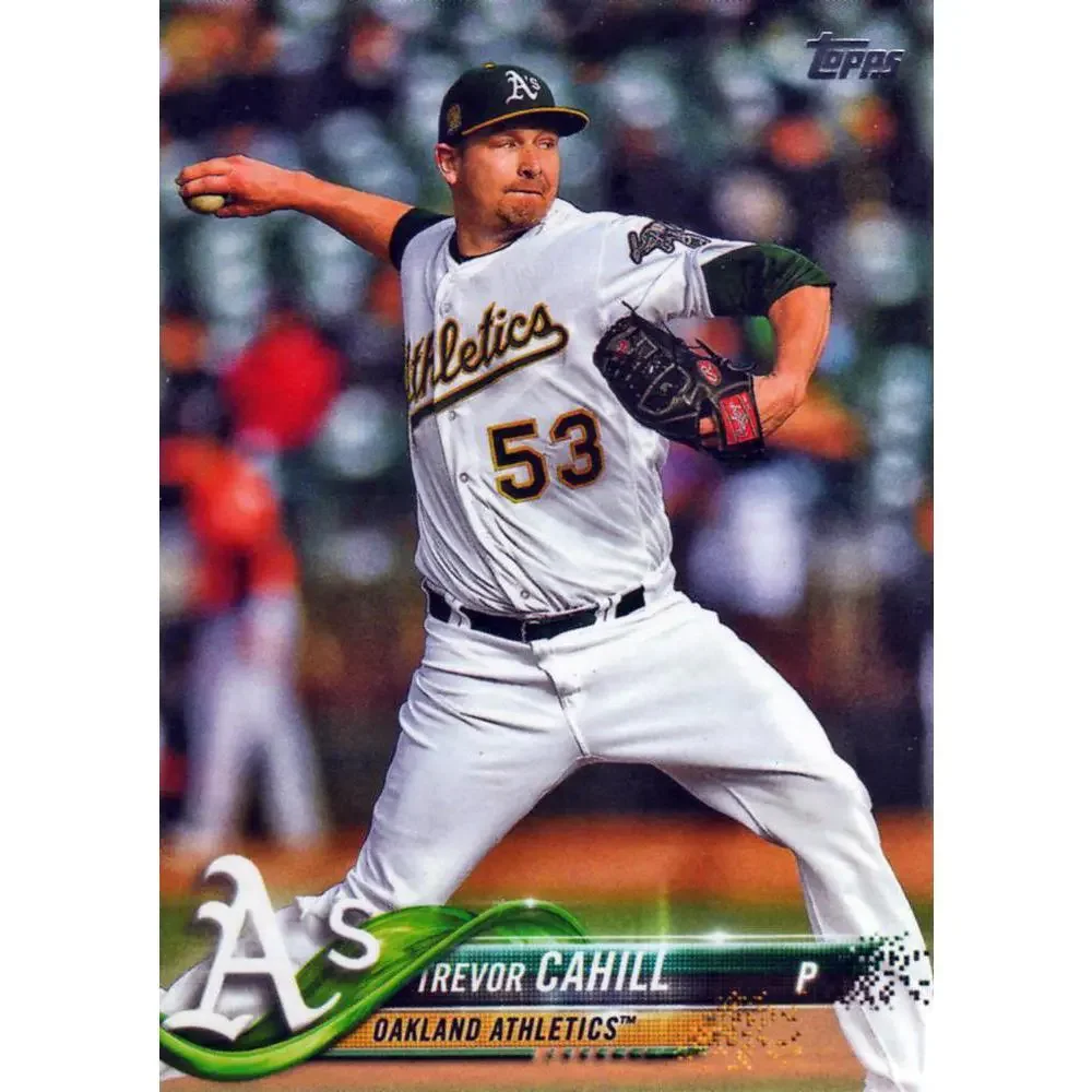2018 Topps Update Trevor Cahill #US235 Oakland Athletics